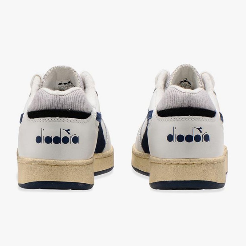 Diadora MI Basket Låga Sneakers Dam Marinblå | ITRBHEN-96