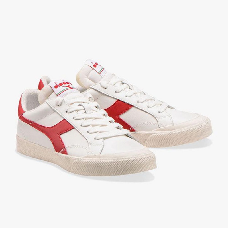 Diadora Melody Låga Sneakers Dam Röda | IODRTBY-23