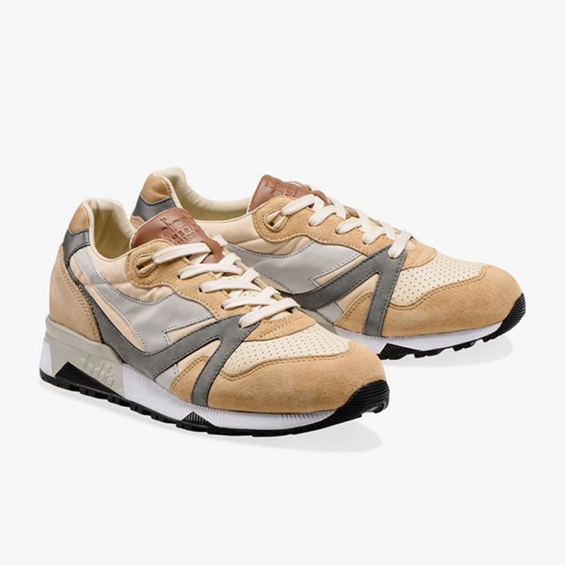 Diadora N9000 Låga Sneakers Herr Beige | KLNIRZF-64