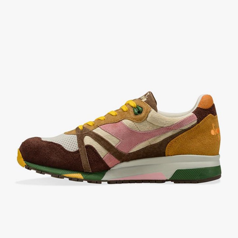 Diadora N9000 Låga Sneakers Herr Bruna | OEXKZHJ-39