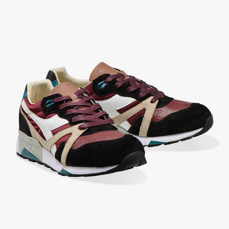 Diadora N9000 Låga Sneakers Herr Röda | CMWYBTR-28