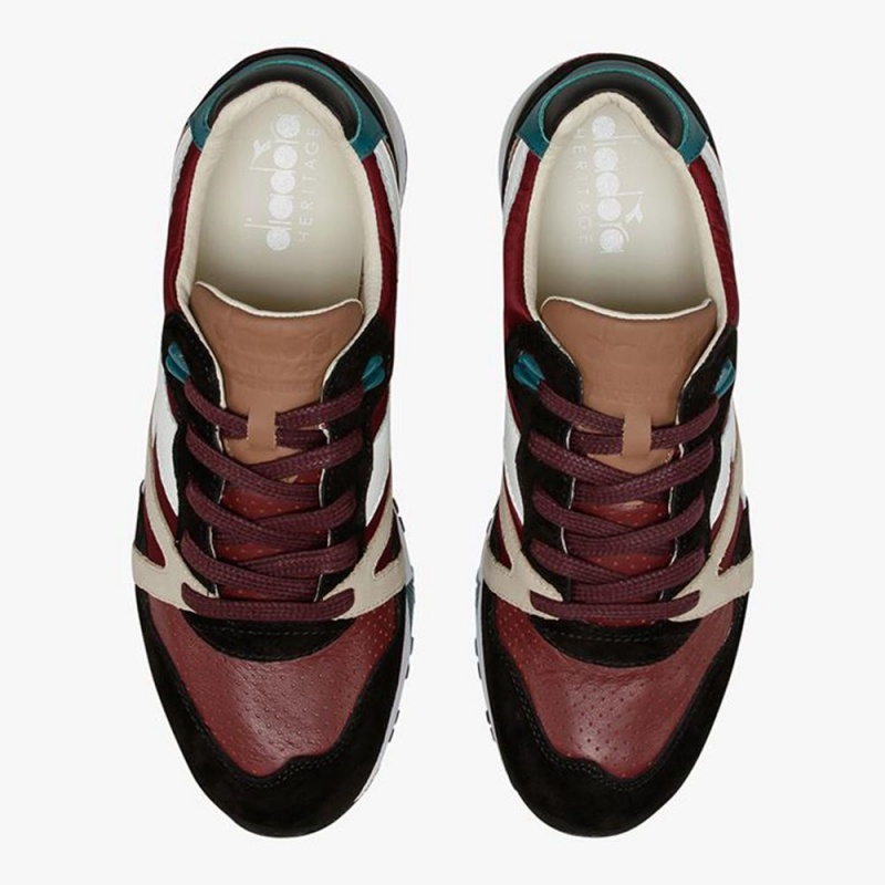 Diadora N9000 Låga Sneakers Herr Röda | CMWYBTR-28