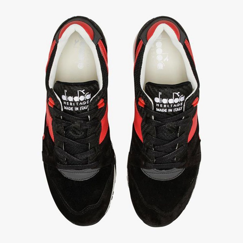 Diadora N9000 Låga Sneakers Herr Svarta | PCBFTEQ-90