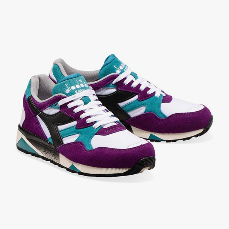 Diadora N9002 Låga Sneakers Herr Lila | ZMRBJVT-10