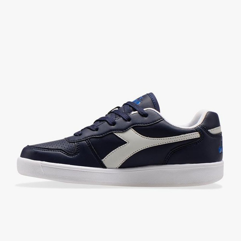 Diadora Playground Låga Sneakers Barn Marinblå | ULNHWBF-03