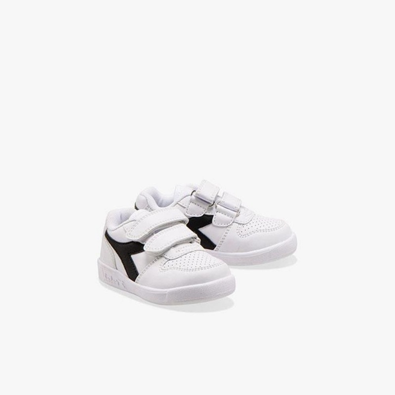 Diadora Playground Låga Sneakers Barn Vita | XPCKISR-84