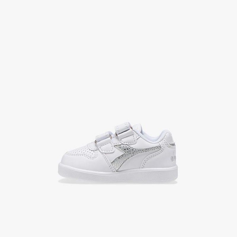 Diadora Playground Låga Sneakers Barn Vita | MUGBPAF-28