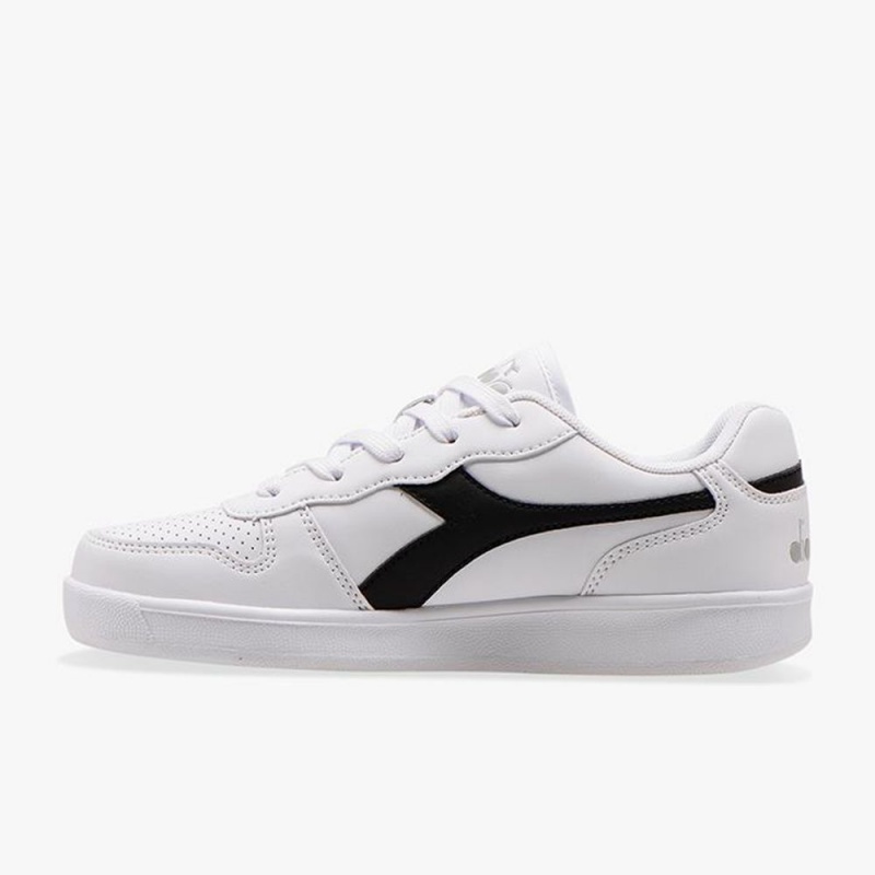 Diadora Playground Låga Sneakers Barn Vita | PXTUAHW-01