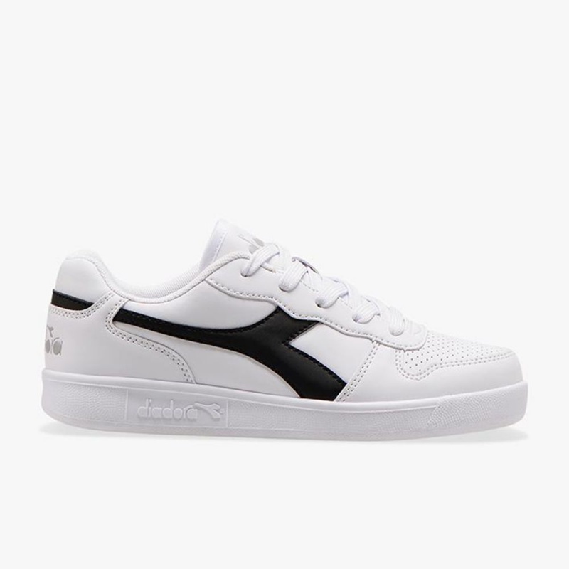 Diadora Playground Låga Sneakers Barn Vita | PXTUAHW-01