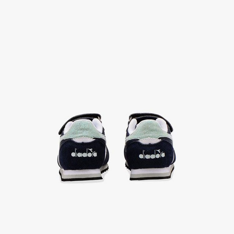 Diadora Simple Run Låga Sneakers Barn Marinblå | KYTPRWH-87