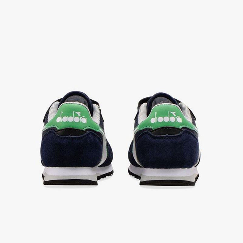 Diadora Simple Run Låga Sneakers Barn Marinblå | BDSHITR-64