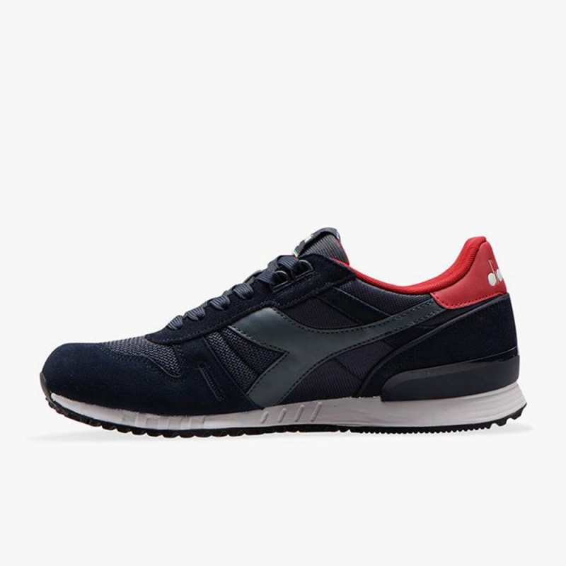 Diadora Titan Låga Sneakers Dam Marinblå | UPSOYJX-35