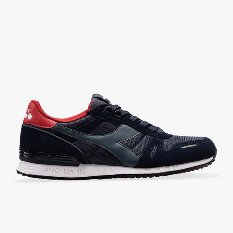 Diadora Titan Låga Sneakers Dam Marinblå | UPSOYJX-35