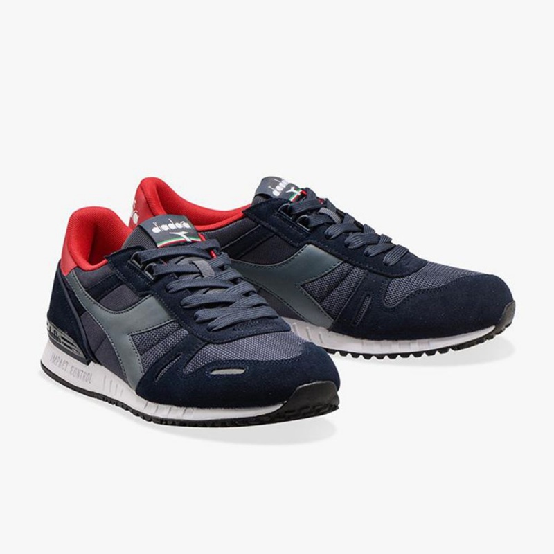 Diadora Titan Låga Sneakers Herr Marinblå | PNYZEJD-02