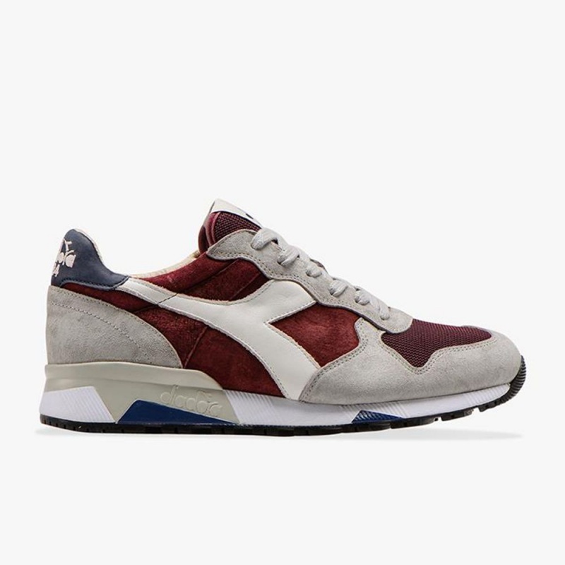 Diadora Trident Låga Sneakers Herr Röda | UWHVMXG-80